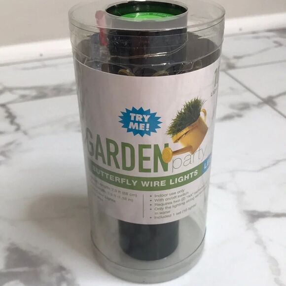 Garden Party LED Butterfly Wire Fairy Lights - Picture 2 of 8